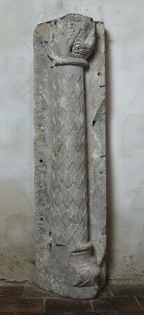 Wandfragment mit Wandsäule
