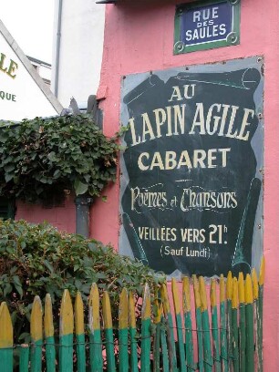 Historische Künstlerkneipe "Le Lapin Agile" am Montmartre