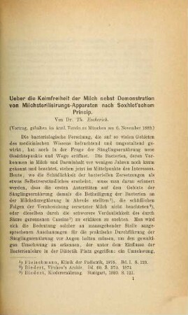 Kleine medizinische Abhandlungen : (Separatabdrucke aus d. "Münchener Medizinischen Wochenschrift"), 11