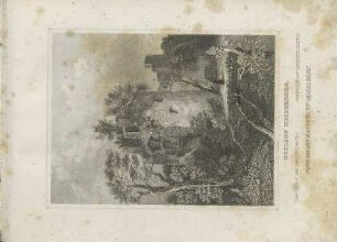 Gesprengter Turm des Heidelberger Schlosses