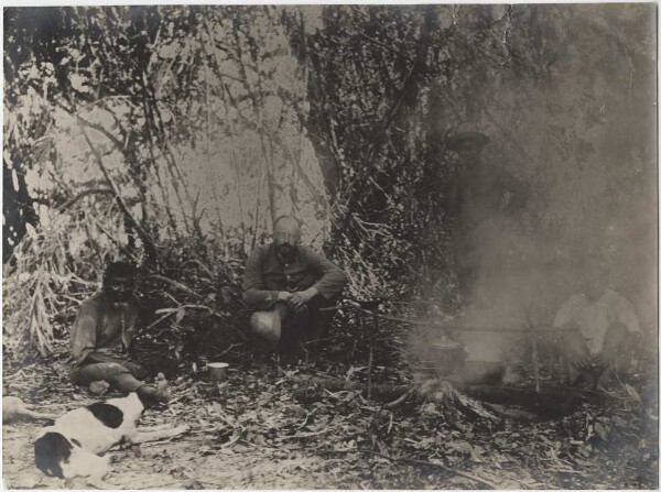 Pause de midi sur les rives du fleuve Caracara (Max Schmidt)