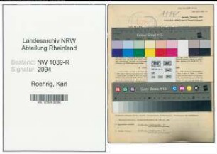 Entnazifizierung Karl Roehrig , geb. 06.02.1899 (Stadtkasseninspektor)