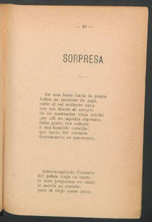 Sorpresa