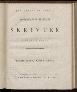 Tredie Deels, Andet Haefte