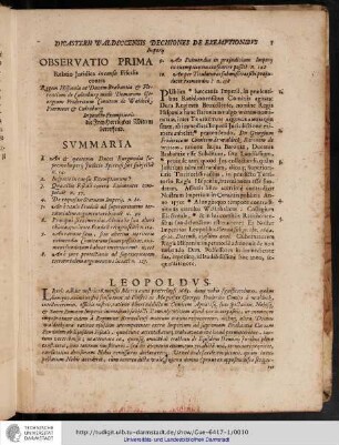 Relatio Juridica, in causa Fiscalis, contra Regem Hispanie, ut Ducem Brabantiae & Florentium de Culenburg, modo D. Georg Frieder. Comit. de Waldeck, Pietmont & Culenburg, die Frey-Herzlichkeit Wittem betreffend