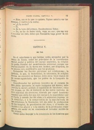 Capítulo V. - Así fué.