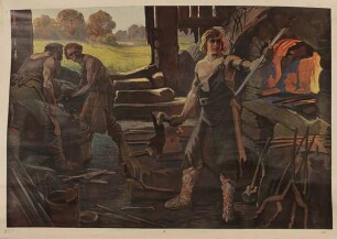 Schulwandbild (Schulwandbild "Nibelungen 1")