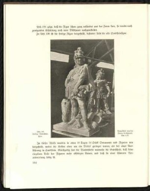 Abb. 195. Fertige Betonsteinfigur. Ausgeführt von der Firma E. Schwenk, Ulm a. D.