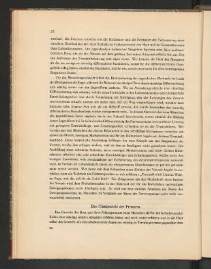 Das Hautgewicht der Primaten.