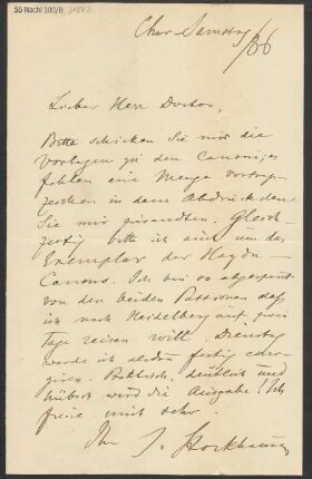 Brief an B. Schott's Söhne : 24.04.1886