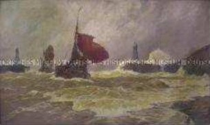 Einfahrt der Fischerboote