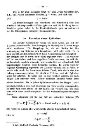 16. Rotation eines Zylinders.