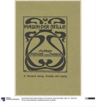 Alfred Freiherr von Overbeck: Hauch der Stille