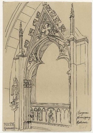 Kathedrale von Bayonne, Fenster vom Kreuzgang