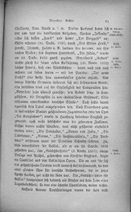 Meyerbeer. Bellini.