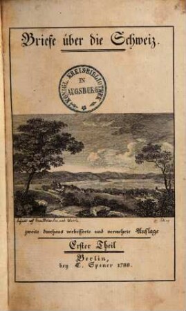 Briefe über die Schweiz, 1