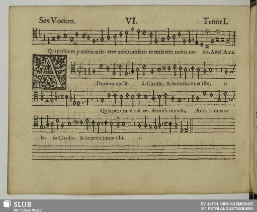 VI. Adoramus te Jesu Christe