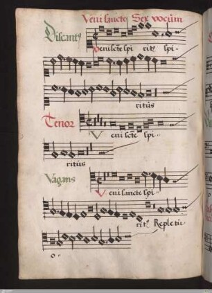Huldrich Steigleder : Veni sancte spiritus