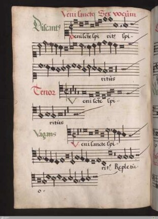 Huldrich Steigleder : Veni sancte spiritus