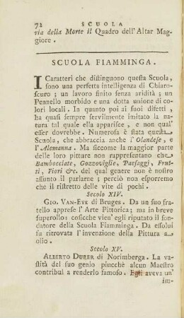 Scuola Fiamminga.