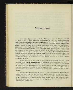 Schulnachrichten.