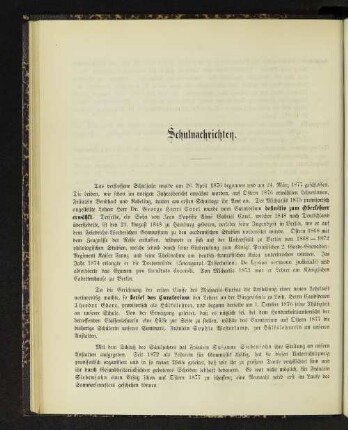 Schulnachrichten.