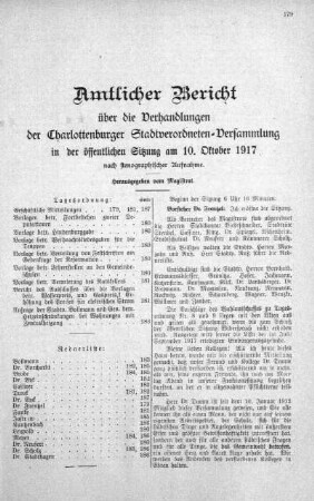 10. Oktober 1917