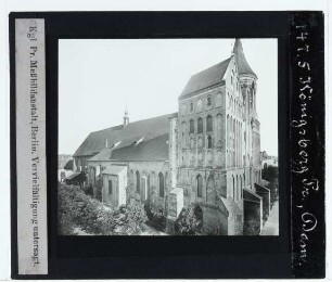 Königsberg, Dom : Außenansicht von NW, erhöhter Standpunkt