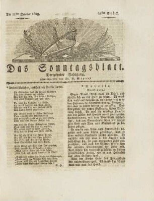 41, 1829: Stück