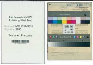 Entnazifizierung Franziska Schlueter , geb. 12.08.1906 (Lehrerin)