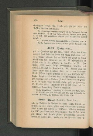 4163. Voigt (Gottfried, Theol. Lic.)
