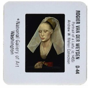 Weyden, Porträt einer Dame (Washington NGA 1937.1.44)