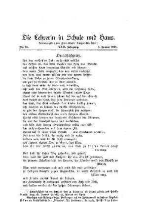Neujahrsgruß