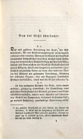 Heilart der Gicht