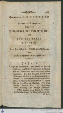 Erste Epoche.