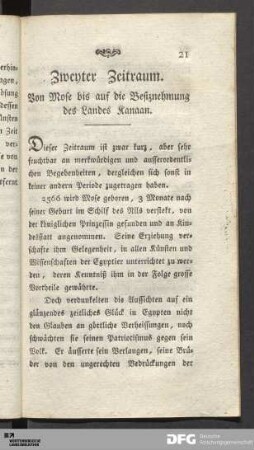 Zweyter Zeitraum