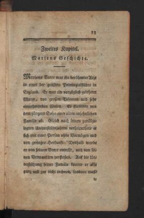 Zweites Kapitel