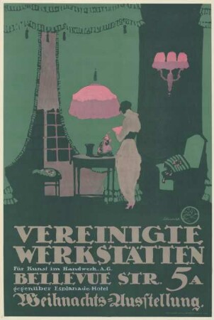 Vereinigte Werkstätten für Kunst im Handwerk AG. Weihnachtsausstellung