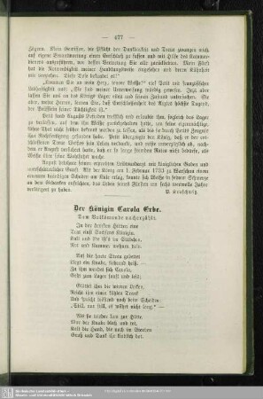 Der Königin Carola Erbe : Dem Volksmunde nacherzählt