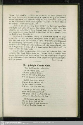 Der Königin Carola Erbe : Dem Volksmunde nacherzählt