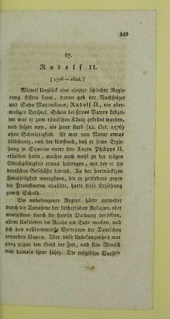 67. Rudolf II. (1576 - 1612.)
