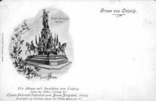 Gruss aus Leipzig: Sieges-Denkmal ; 1870 / 1871