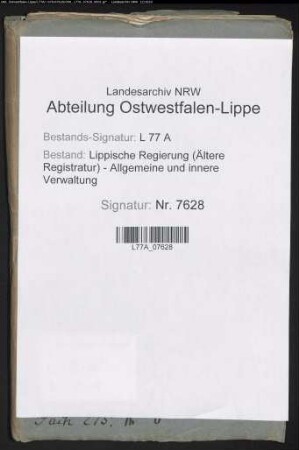 Separatberichte des Legationsrats Scherff vom Bundestag zu Frankfurt, Bd. 1