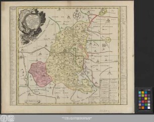 Accurate Geographische Delineation derer Æmmter Wittenberg und Græffenhaynichen : zur Chur Sachsen gehörig, und in Chur Creiß gelegen : mit denen darzu gehörigen Städten, Flecken, und Dörffern, nebst andern angrenzenden orten und Gegenden