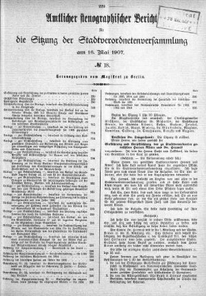 No 18, 16. Mai 1907