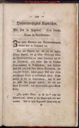 Dreiunddreißigstes Kapitelchen.