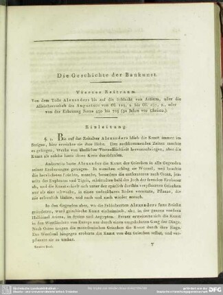 Die Geschichte der Baukunst. Vierter Zeitraum