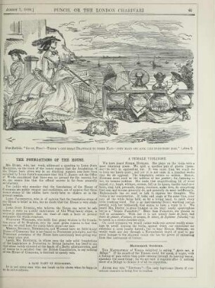 Miss Matilda. "Go on, Fido! - There's one great drawback to these hats - they make one look like everybody else." (Ahem!)