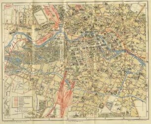 Karte: Ausschnitt aus Jul. Straube's Monumentalplan von Berlin