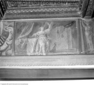 Wandfries: "Bedeutende Frauen", Der Tod der Lucrezia